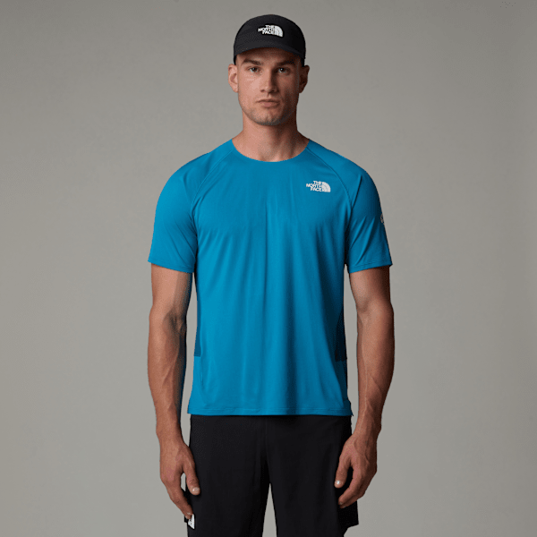 The North Face Men’s Summit High Trail Run T-shirt Sapphire Slate-blue Moss