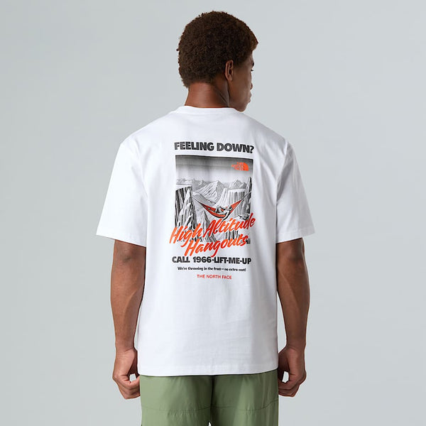 The North Face Tnf Adventure Relaxed T-shirt White Dune-mandarin Red male
