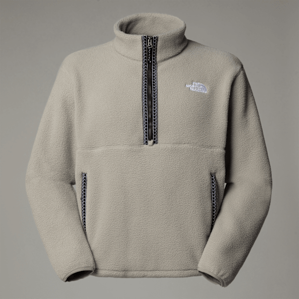 The North Face Tnf Fleeski / Zip Pullover Fleece Clay Grey