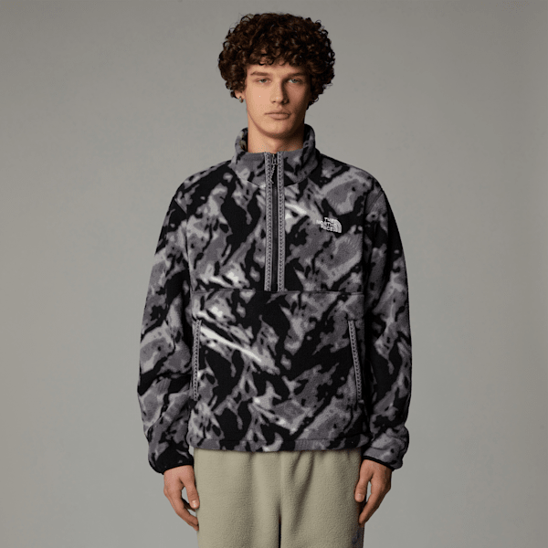 The North Face Tnf Fleeski / Zip Pullover Fleece Tnf Black Summit Mesh Print