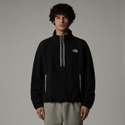 The North Face Men's Tnf Fleeski 1/4 Zip Pullover Fleece Tnf Black