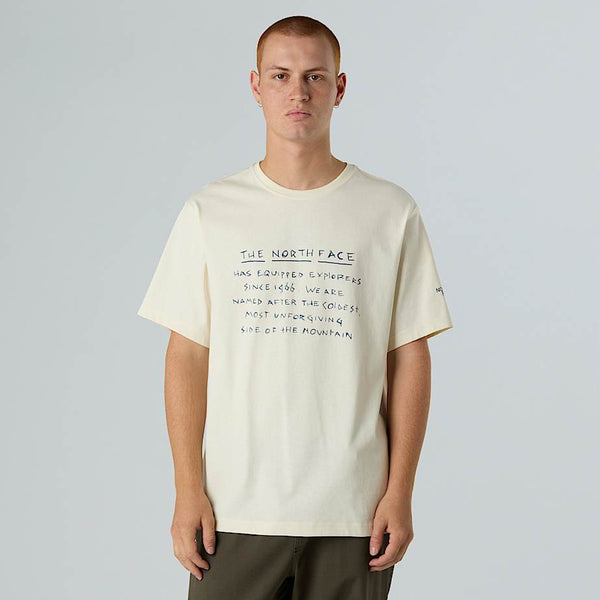 The North Face Tnf Origin Relaxed T-shirt White Dune-mineral Ink male