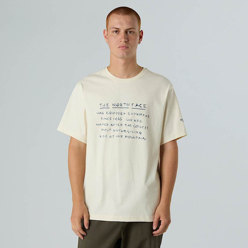 The North Face Tnf Origin Relaxed T-shirt White Dune-mineral Ink male