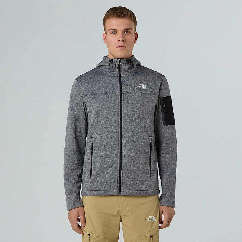 The North Face Tech Emilio Fleece Jacket Tnf Black Heather Light Heathe