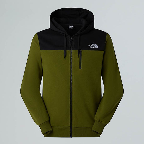 The North Face Tech New Peak Hoodie Forest Olive-tnf Black male