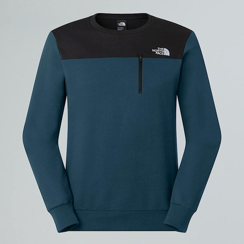 The North Face Tech New Peak Sweatshirt Midnight Petrol tnf Black