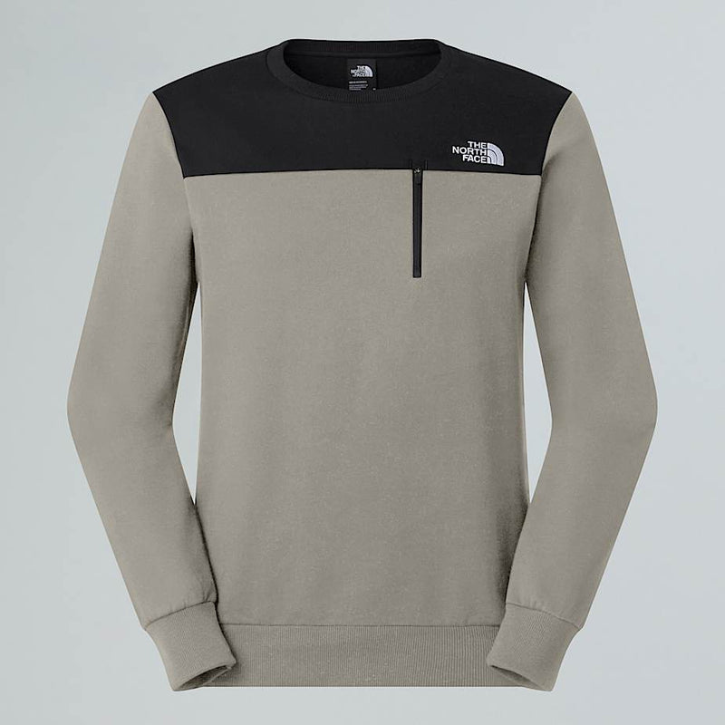 The North Face Tech New Peak Sweatshirt Clay Grey-tnf Black male
