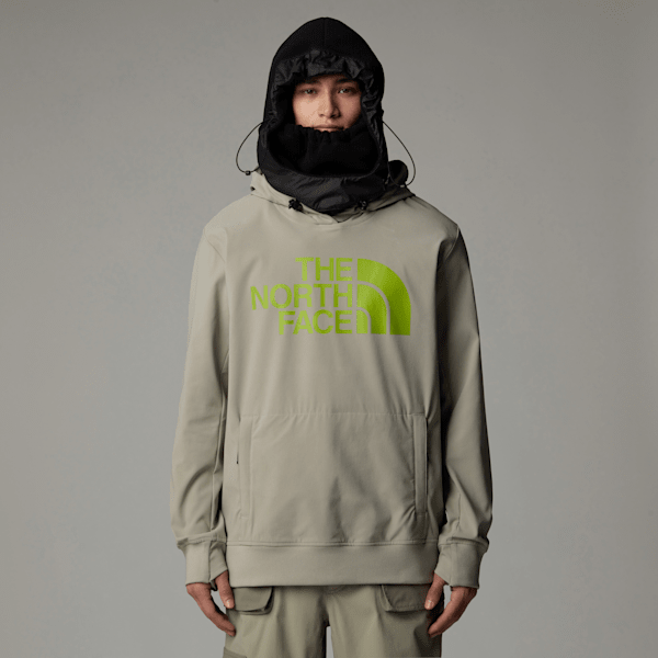 The North Face Men's Tekno Logo Hoodie Clay Grey 