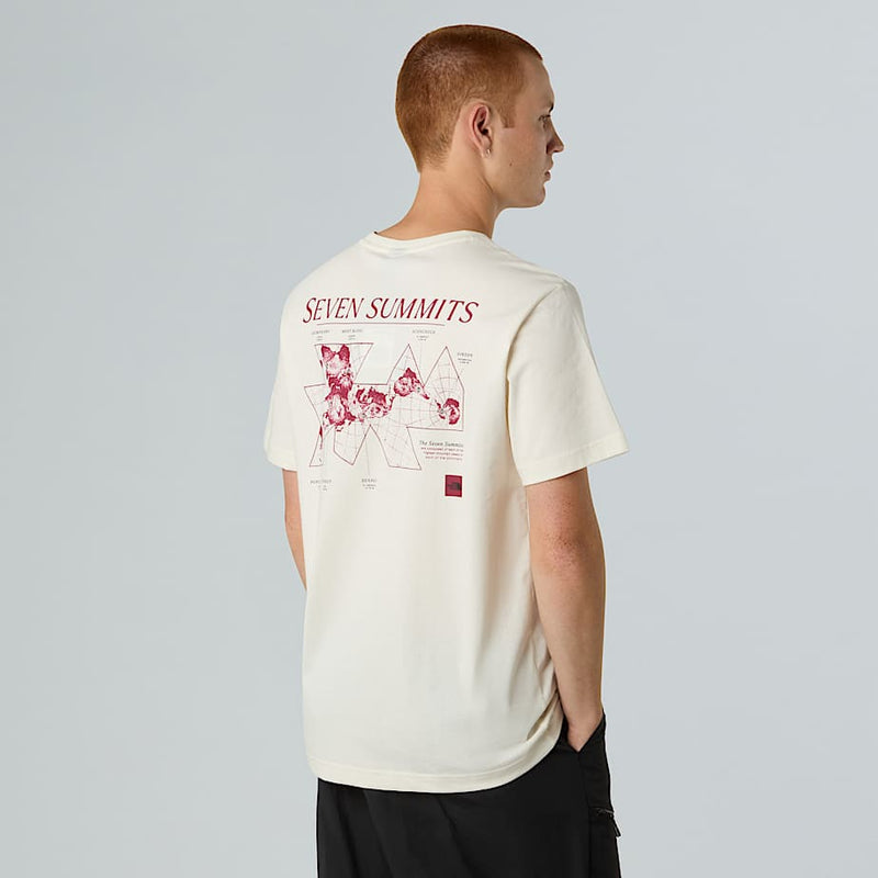 The North Face Topographic T-shirt White Dune male