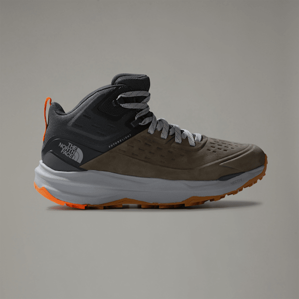 The North Face Men’s Vectiv™ Exploris Ii Leather Hiking Boots New Taupe Green-asphalt Grey .