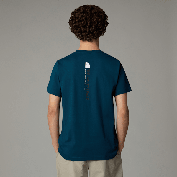 The North Face Men's Vertical T-shirt Midnight Petrol | LYBSTORE