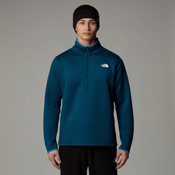 The North Face Men's Vertical Thermal 1/4 Zip Fleece Midnight Petrol 