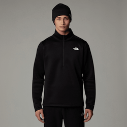 The North Face Men's Vertical Thermal 1/4 Zip Fleece Tnf Black 