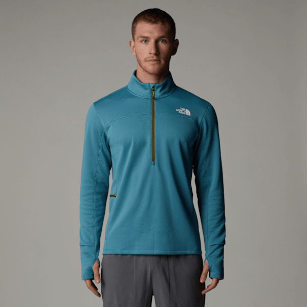 The North Face Men's Winter Warm Pro 1/4 Zip Fleece Algae Blue