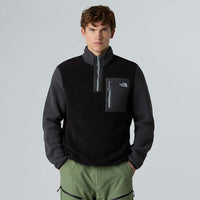 The North Face ’s Yumiori 1/4 Zip Fleece Jacket Tnf Black asphalt Grey monument