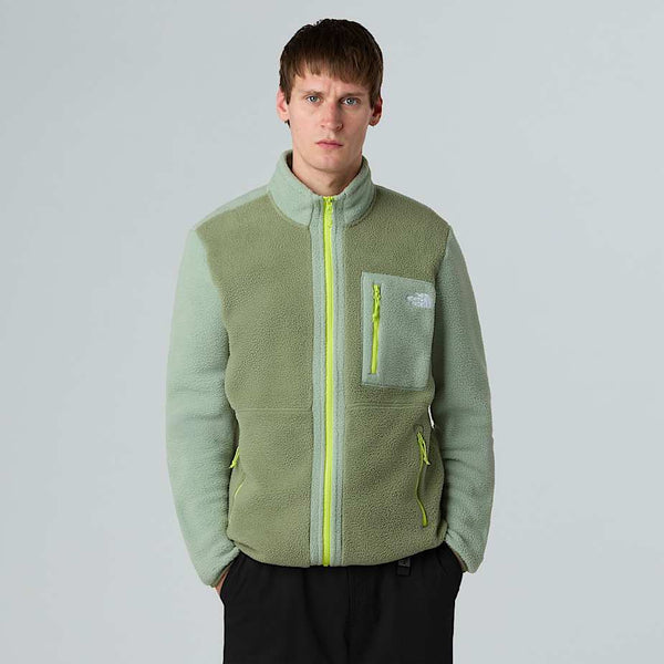 The North Face Yumiori Full-zip Fleece Jacket Bark Mist-slate Moss-fizz Lime male