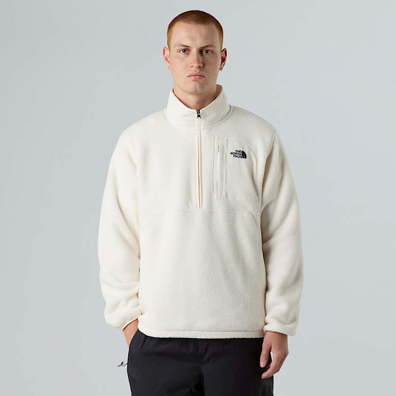 The North Face Yumiori Off-peak 1/2 Zip Fleece Jacket White Dune male
