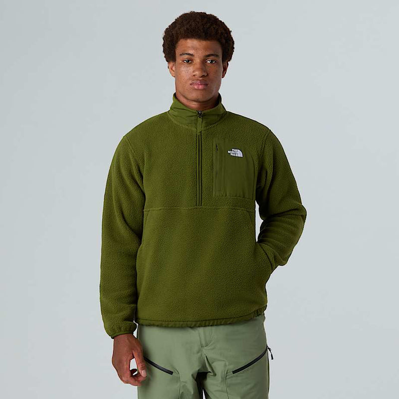 The North Face Yumiori Off-peak 1/2 Zip Fleece Jacket Woodland Green-woodland Green male