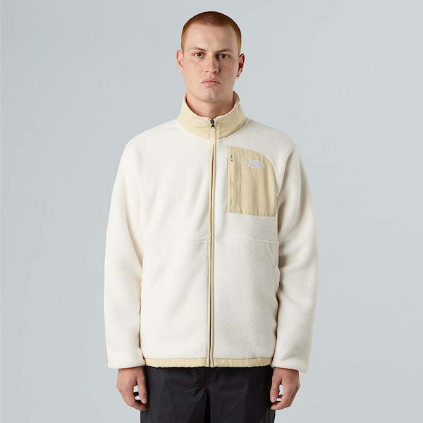 The North Face Yumiori Off-peak Full-zip Fleece Jacket White Dune-gravel male