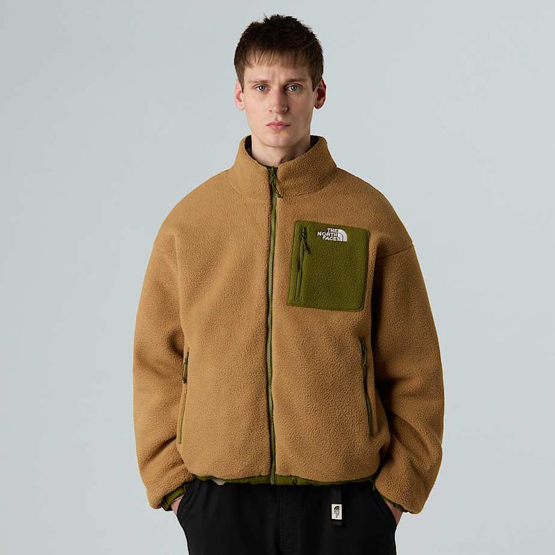 The North Face Yumiori Reversible Fleece Jacket Forest Olive-utility Brown male