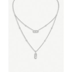 Messika Move 18ct white-gold and diamond necklace