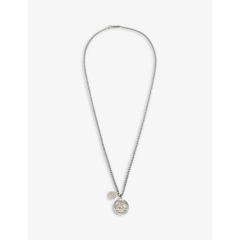 Mens Miansai Orion rhodium-plated sterling-silver necklace