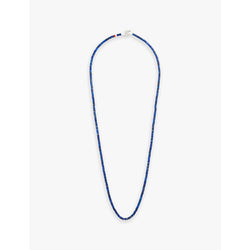 Miansai Zane sterling-silver and lapis beaded necklace | LYBSTORE