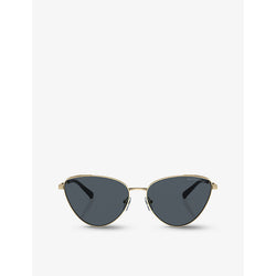 Michael Kors MK1140 Cortez cat-eye metal sunglasses | LYBSTORE