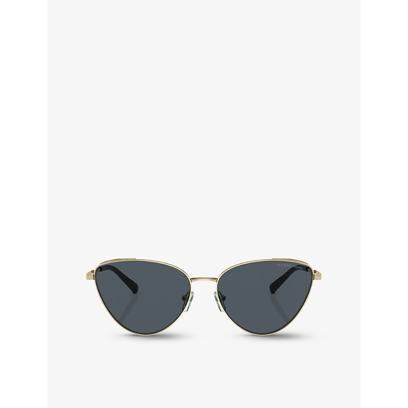 Michael Kors MK1140 Cortez cat-eye metal sunglasses | LYBSTORE