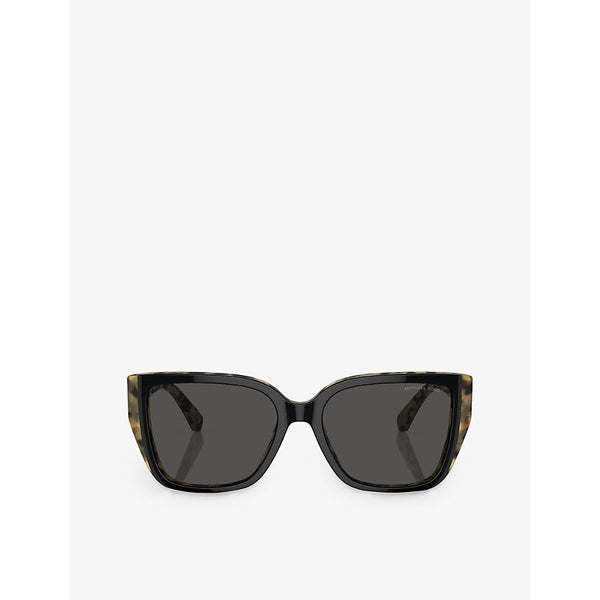 Michael Kors MK2199 Acadia cat-eye tortoiseshell acetate sunglasses | LYBSTORE