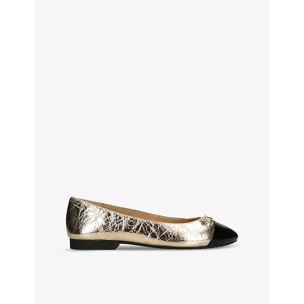 Michael Michael Kors Rebecca chain-link leather ballet pumps