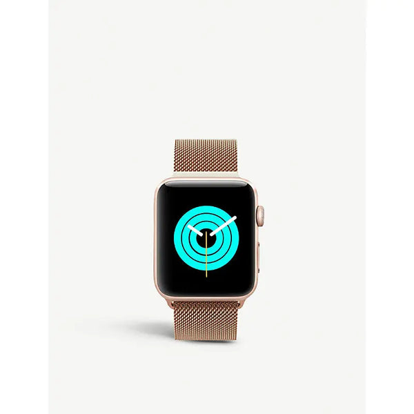 Mintapple Apple Watch Gold Aluminium milanese loop strap 42mm/44mm/45mm