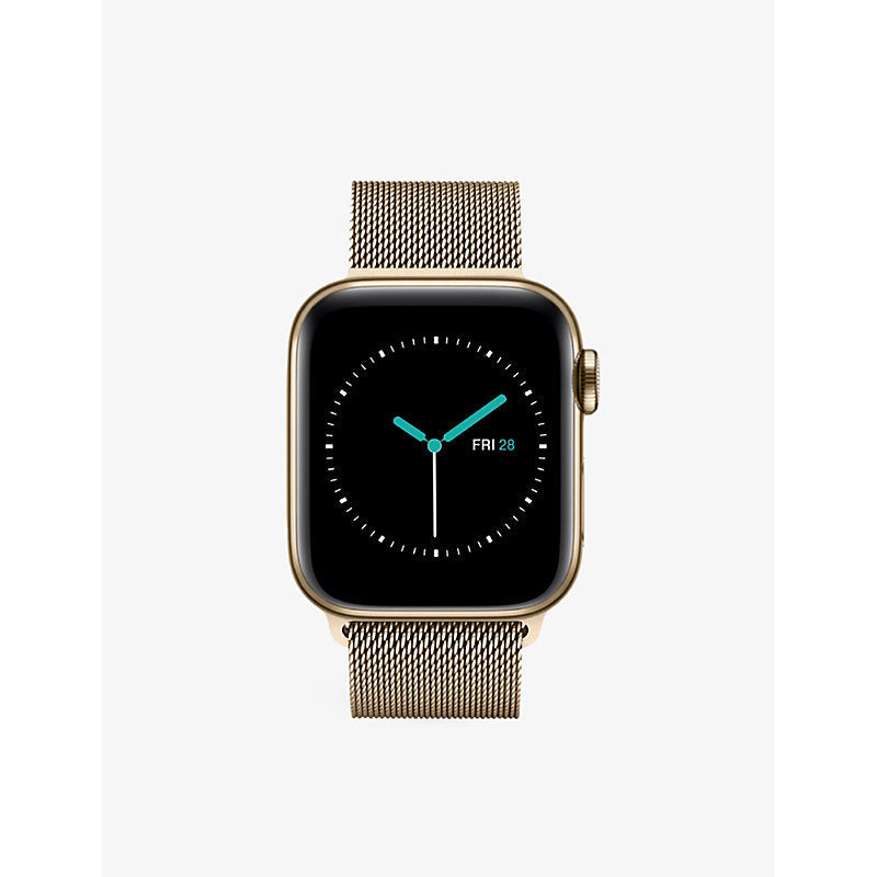 Mintapple Apple Watch Milanese Gold stainless-steel strap 44mm