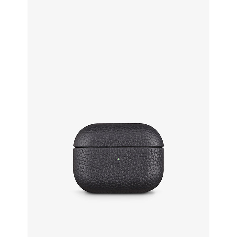 Mintapple Top Grain logo-print AirPods Pro grained-leather case