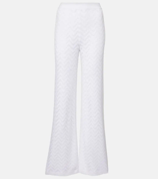 Missoni Cotton-blend wide-leg pants