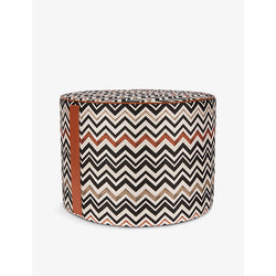 Missoni Home Belfast chevron-print woven pouf 40cm x 30cm | LYBSTORE