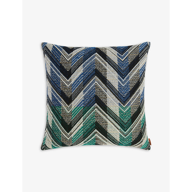 Missoni Home Brent chevron-striped wool cushion 40cm x 40cm | LYBSTORE