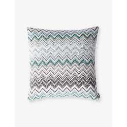 Missoni Home Forest zigzag cotton-blend cushion 40cm x 40cm | LYBSTORE