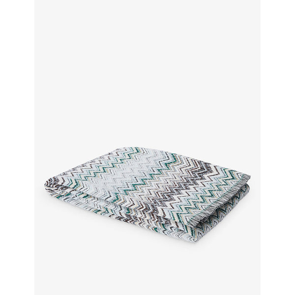 Missoni Home Forest zigzag cotton-blend throw 130cm x 195cm | LYBSTORE