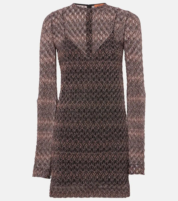 Missoni Lamé minidress | LYBSTORE