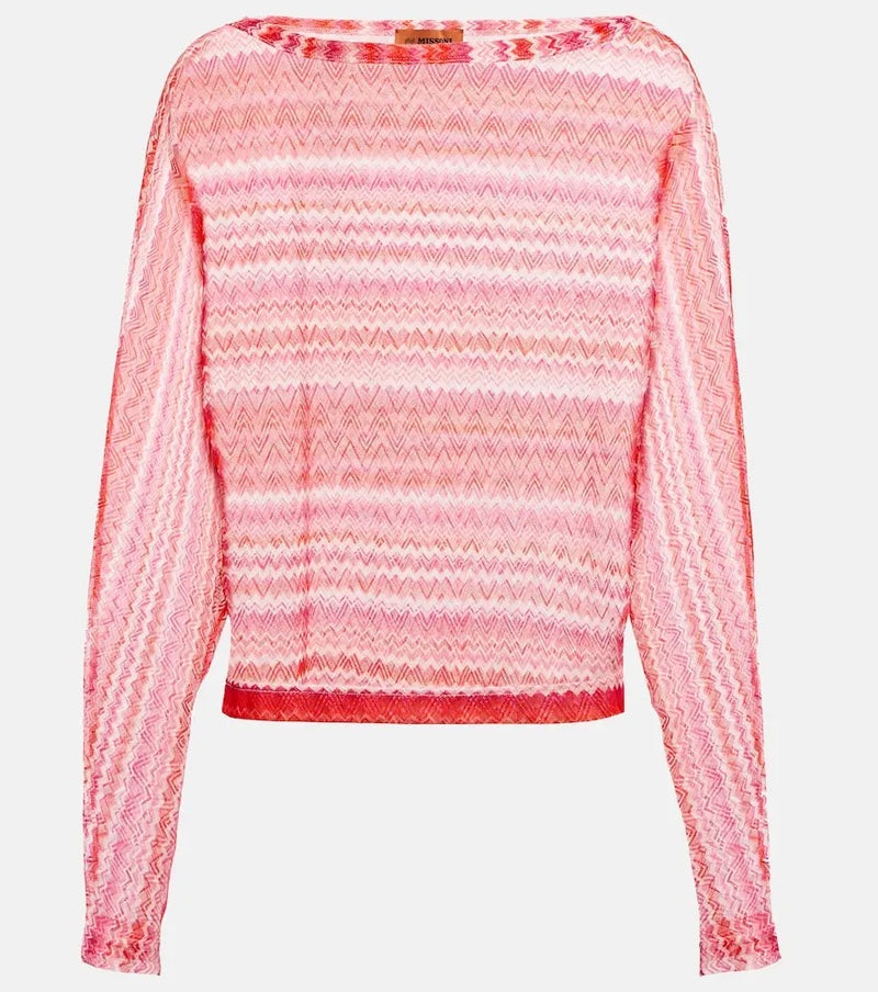 Missoni Mare Zig-zag knit top | LYBSTORE