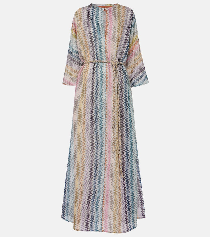 Missoni Sequined lamé maxi dress