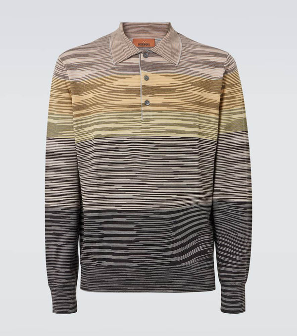 Missoni Striped wool polo sweater