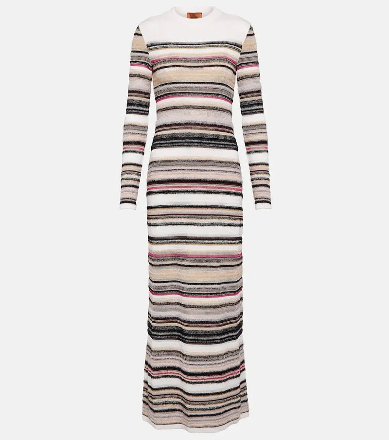 Missoni Wool-blend maxi dress | LYBSTORE