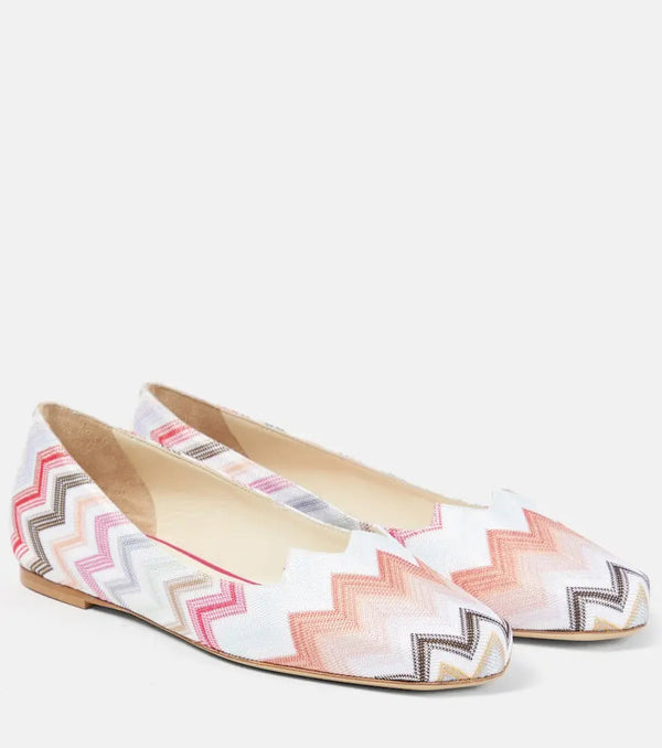 Missoni Zig Zag ballet flats | LYBSTORE