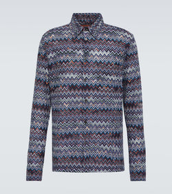 Missoni Zig Zag cotton-blend shirt