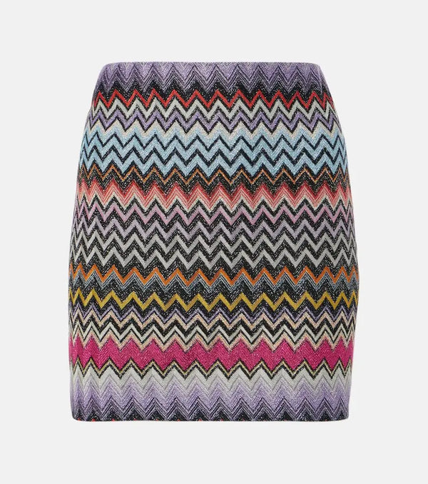 Missoni Zig Zag lamé miniskirt