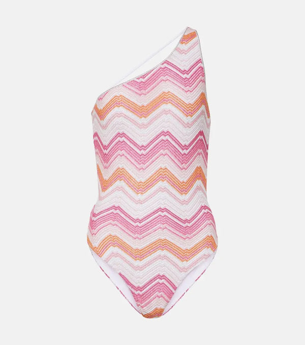 Missoni Zig Zag one-shoulder swimsuit