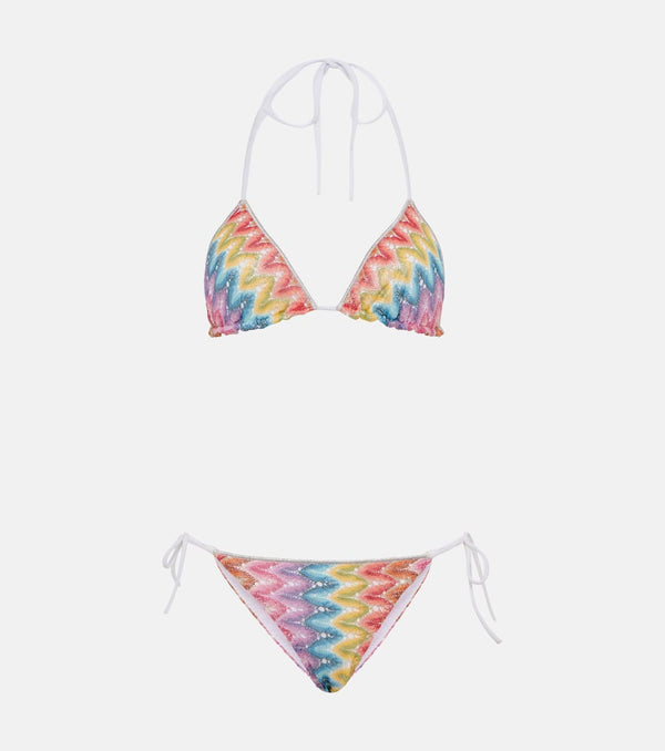 Missoni Zig Zag pointelle bikini