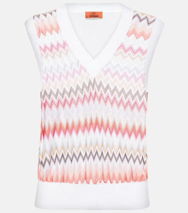 Missoni Zig Zag sweater vest | LYBSTORE